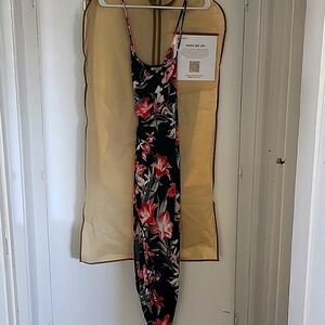 Charlotte Russe Black and pink dress, small